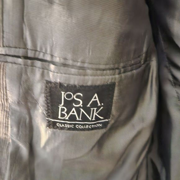 Jos A Banks Corduroy Sport‎ Coat Cotton Blazer Jacket Charcoal Gray 46R - Picture 5 of 5